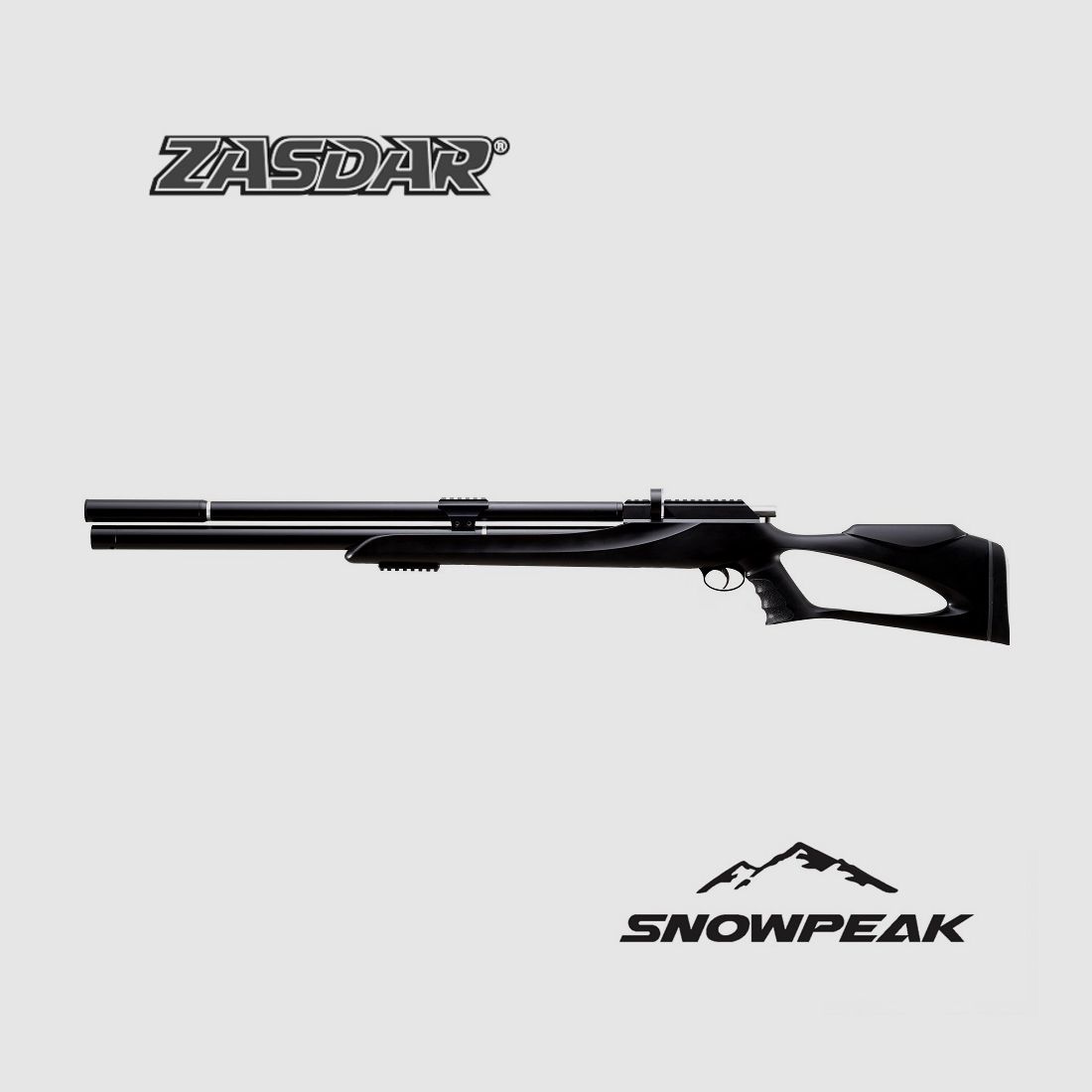 Carabina PCP Snowpeak – Zasdar M25 NEW calcio sintetico – regolatore integrato cal. 5,50 mm