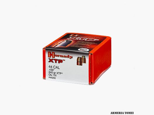 HORNADY – GESCHOSSE – 44 Kal .430 240gr XTP® (100 Stk)