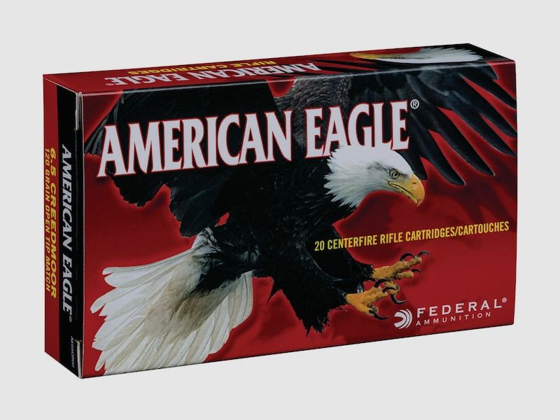 Federal American Eagle 6,5mm Creedmoor 120GR OTM 20 cartucce