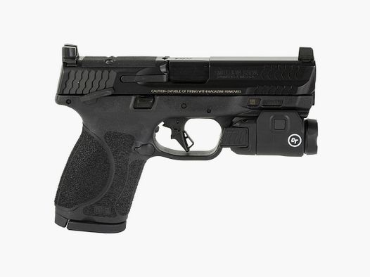 Pistolet Smith & Wesson M&P9 Compact 4′ 9x19mm Spust Płaski z Latarką CT