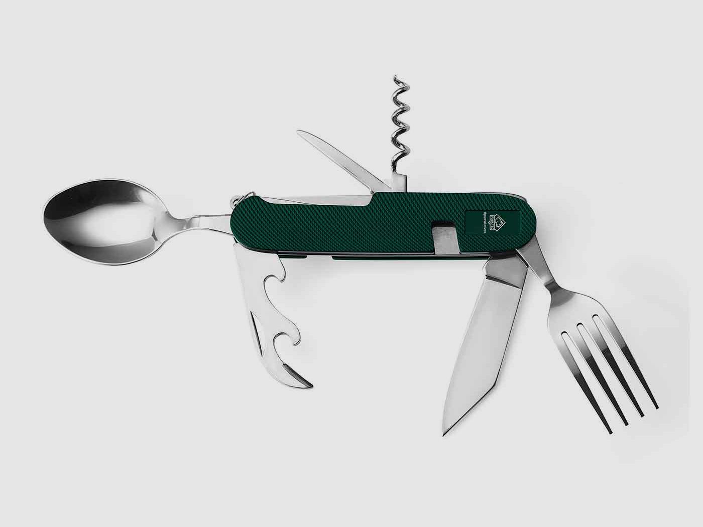 Herramienta de camping PUMA TEC, Multitool verde