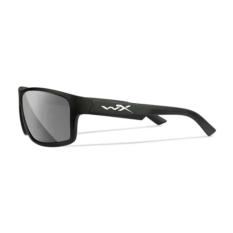Wiley X PEAK lunettes de soleil Grey Silver Flash Matte Black Frame, image 3 sur 5