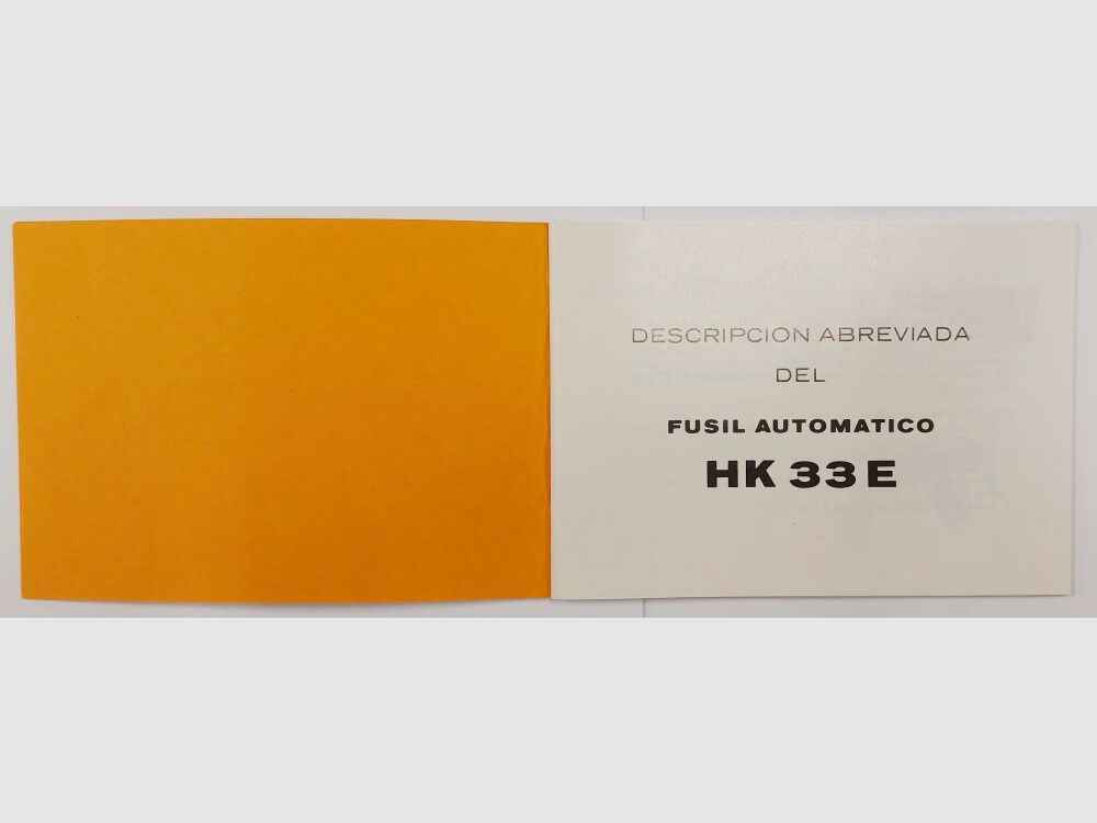Heckler & Koch handleiding voor HK33E, Spaans