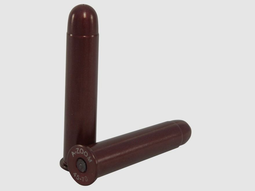 A-Zoom Douille Factice en Aluminium Anodisé .45-70 Govt. 2-Pack