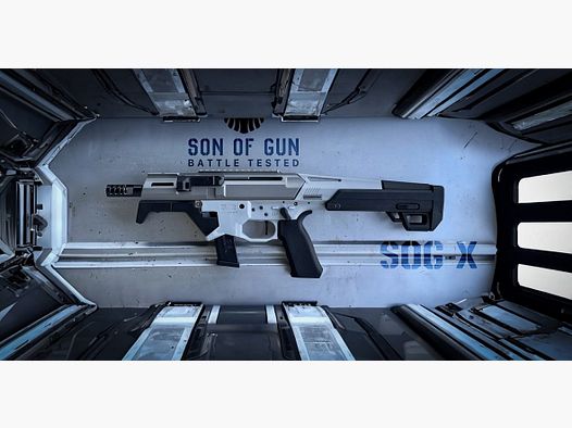 Karabinek PCC Son Of Gun SOG-X Srebrny 9mm Luger