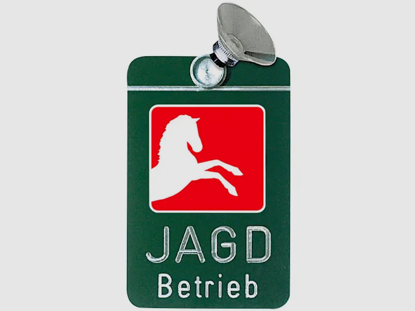 Schild "Jagd Betrieb Niedersachsen", Aluminium