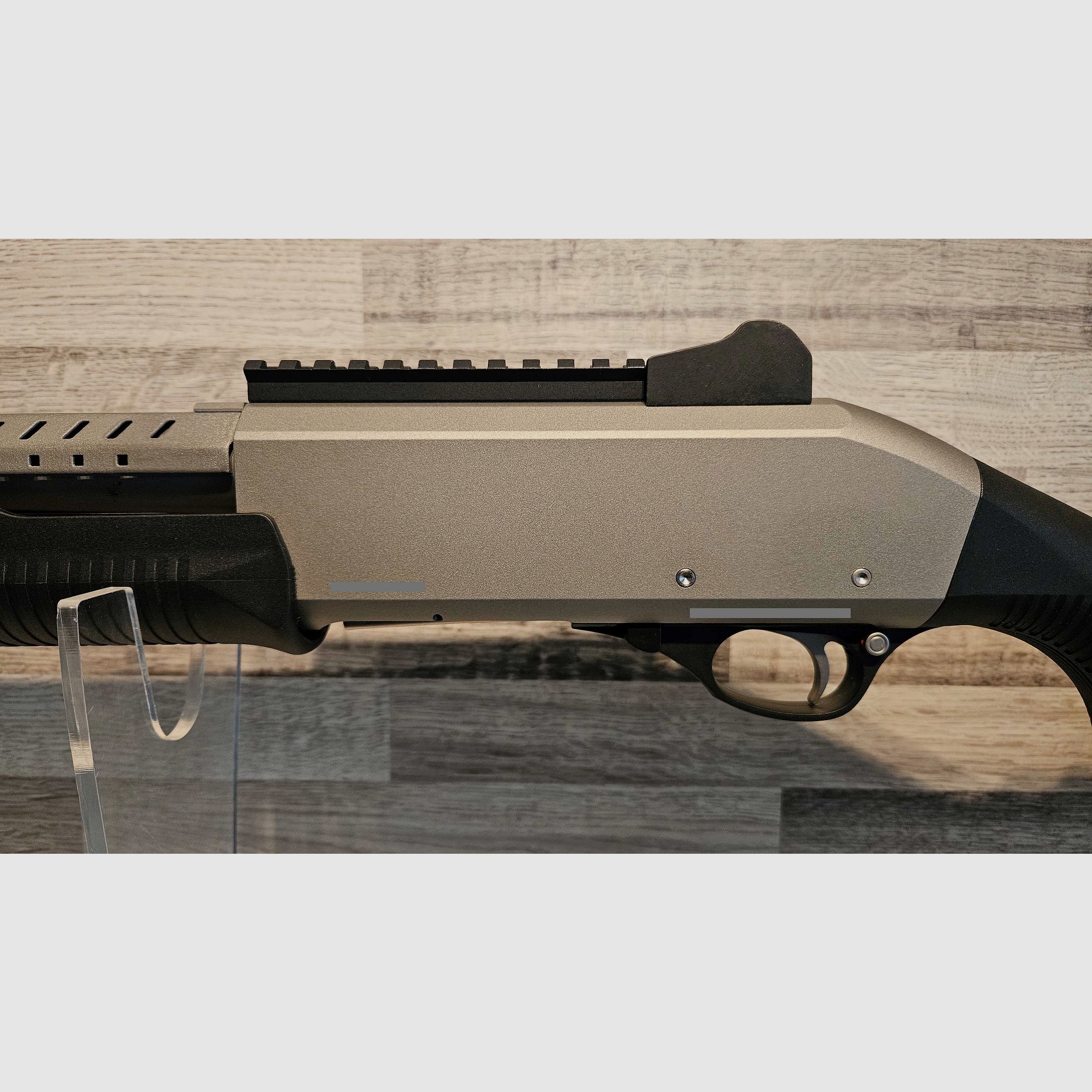 Neuware - Vorderschaftrepetierflinte Pumpgun Akkar Karatay TK-355 612PS Titanium Kal. 12/76