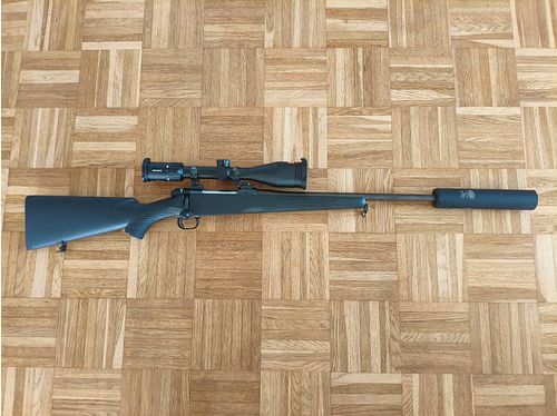 Mauser M12 Extreme . 308 mit Minox 3-15/56 Zielfernrohr Mauser Schalldämpfer Schwenkmontage
