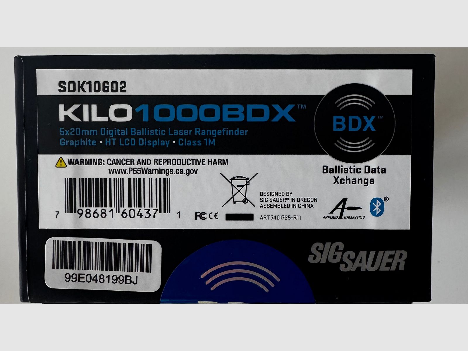 Sig Sauer KILO1000 BDX Laserafstandsmeter