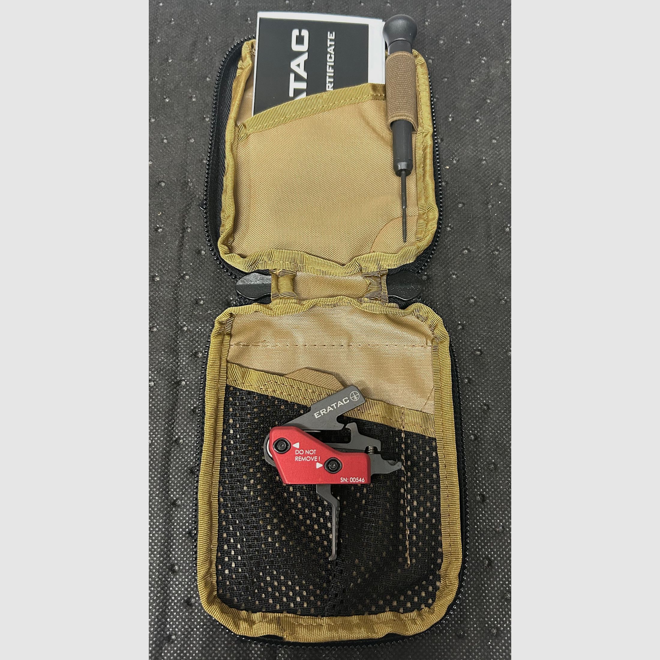 Recknagel ERATAC DropIn SingleStage Abzug Trigger AR15 mit geradem Züngel