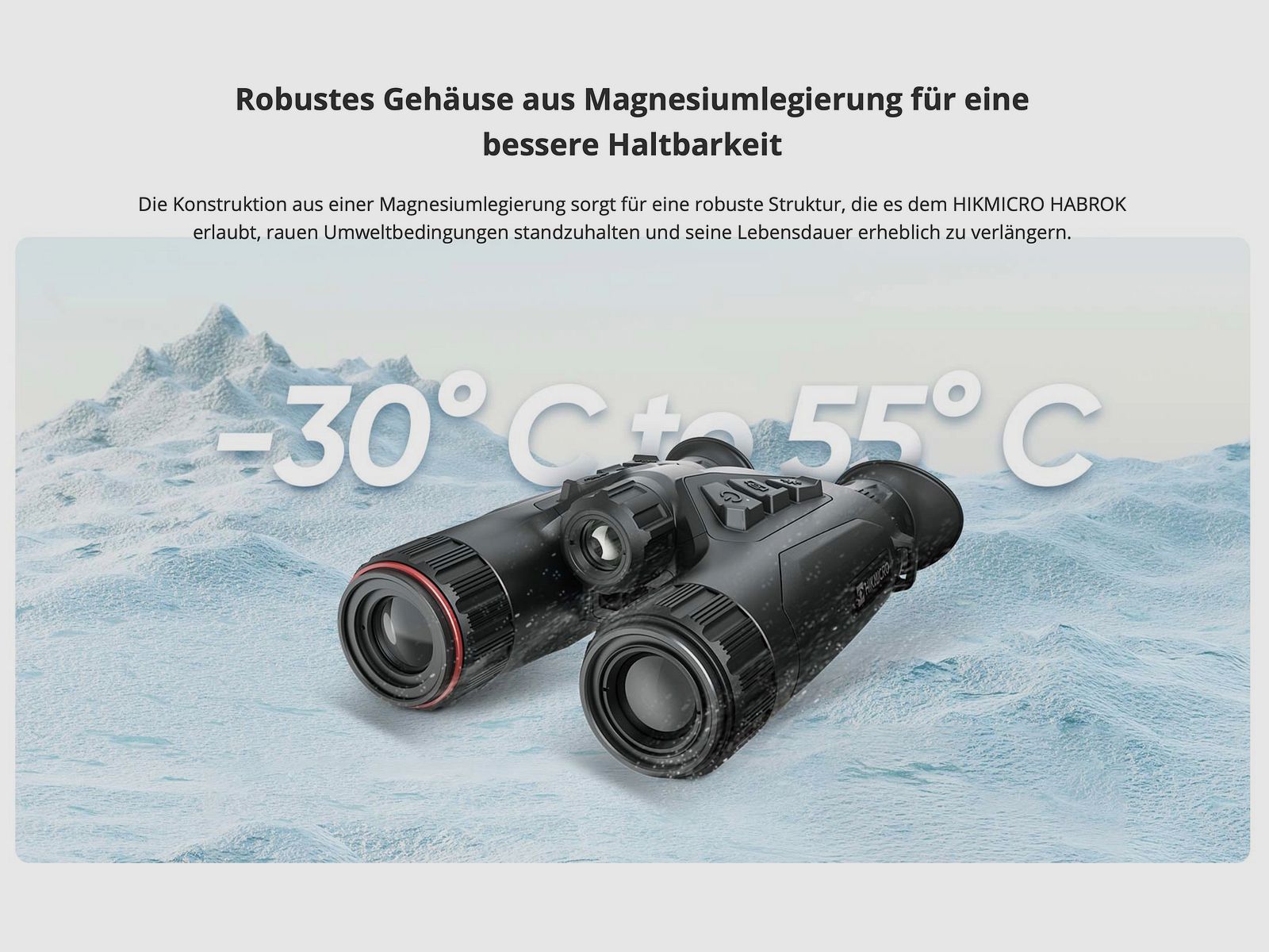 Hikmicro Binocular Habrok HQ35LN thermal imaging/night vision/digital camera 940Nm 2560 x 1440