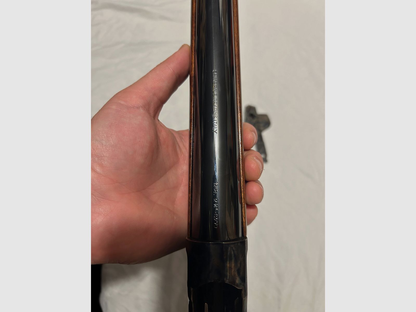 Chiappa 1887 L.A. Cowboy Hunter – Kal. 12/70 – mit Umbauhebel und Lederzubehör, Bild 4 von 6