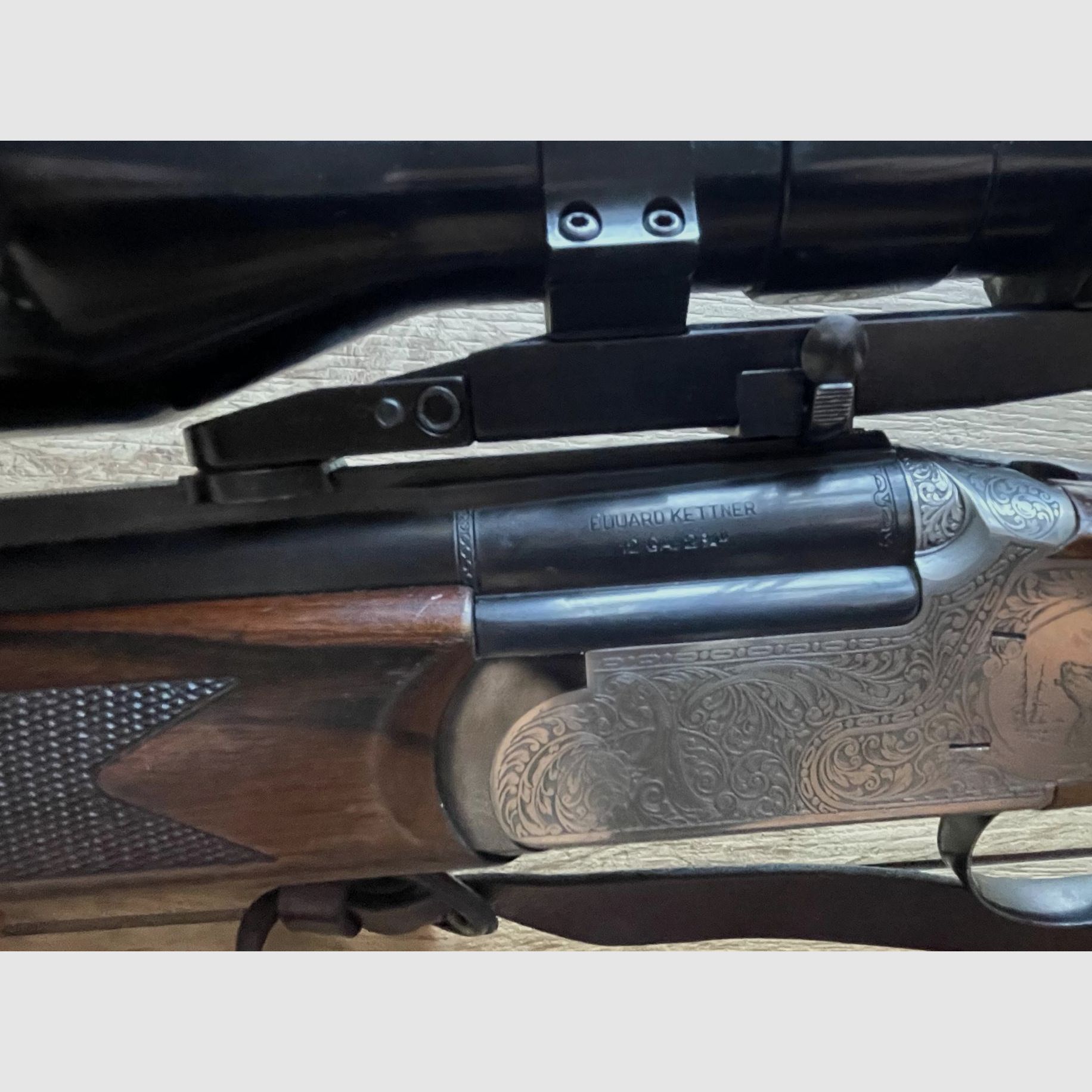 Bockbüchsflinte Kettner S2000 – Kaliber 12/70 - 7x65R mit Wechsellauf