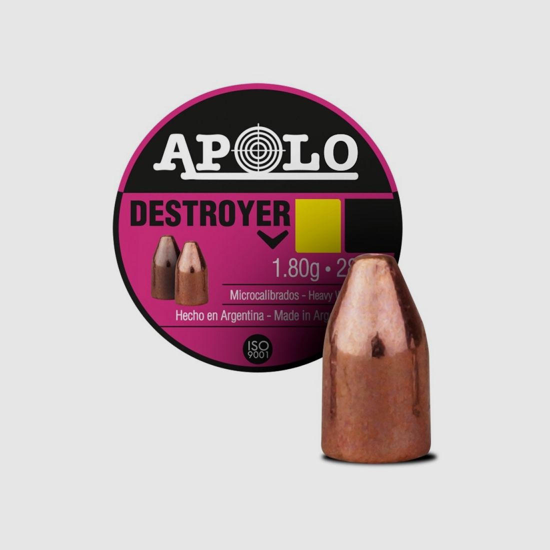Diabolo APOLO Copper Destroyer 5,5 mm (.22), Bild 3 von 6