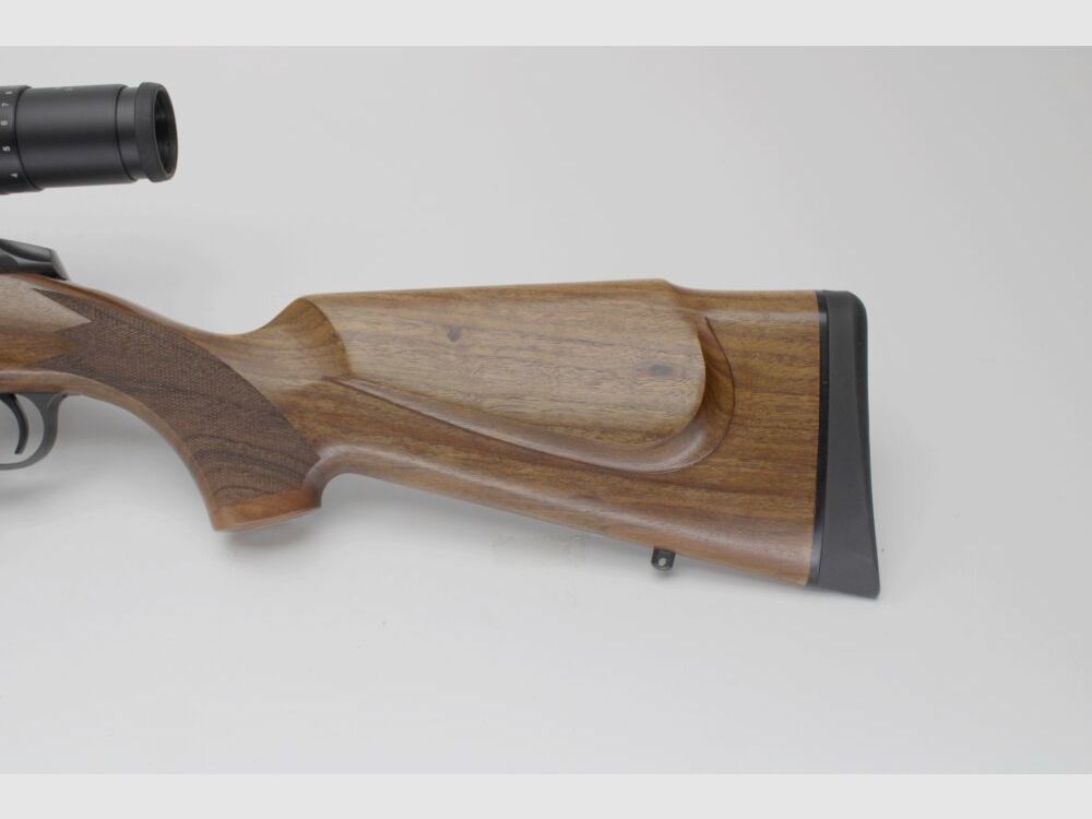 Rep. Büchse Sako 85 Varmint Kurz kannelierter Lauf Meopta 3-12x56 auf Dentl .222Rem