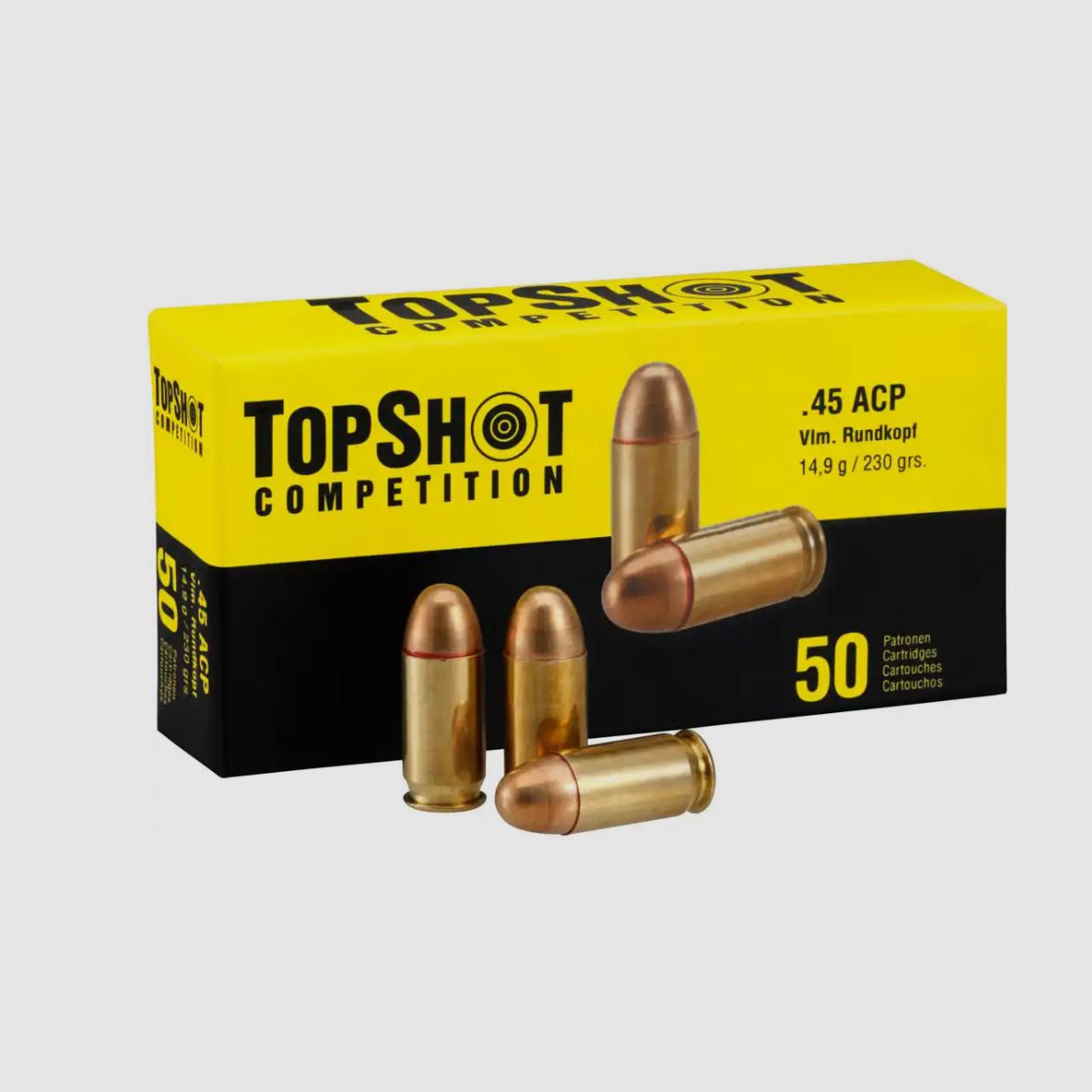 TOPSHOT Competition .45 ACP FMJ 14,9g 230grs