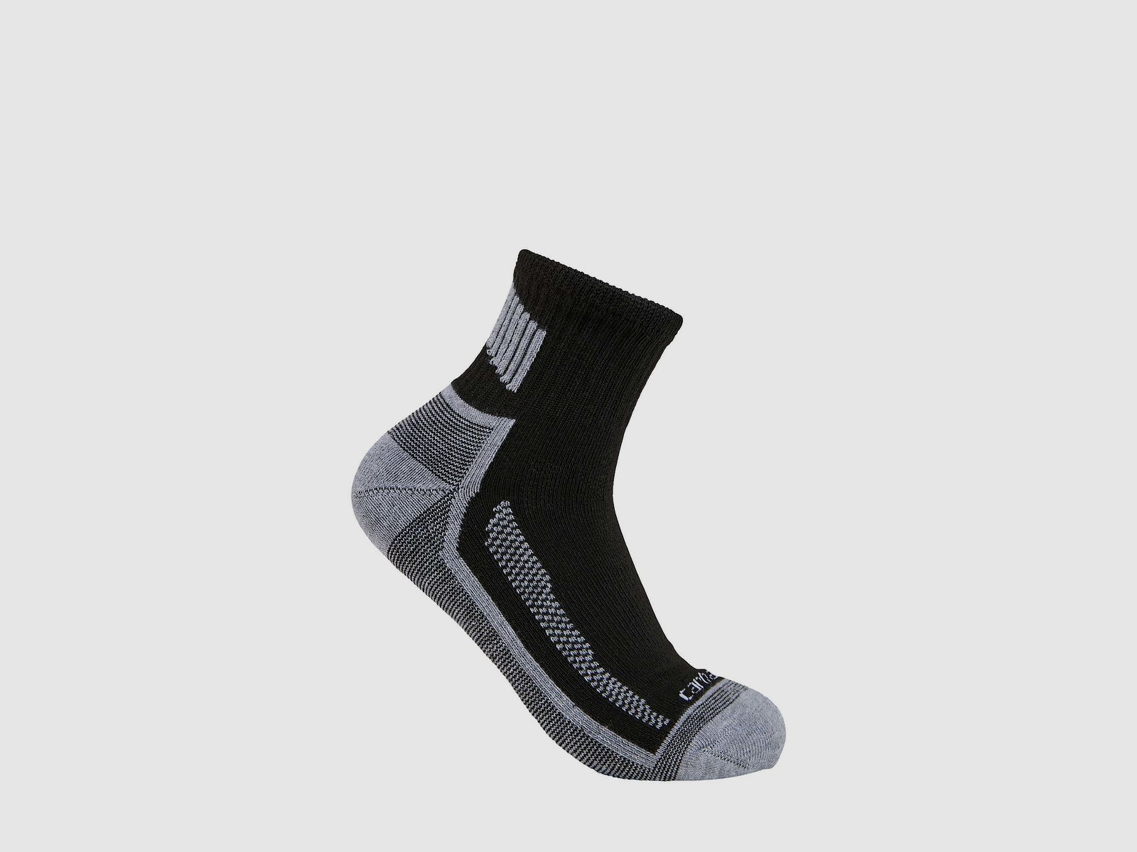 Carhartt Force Midweight Quarter Socks 3-Pack Men's Black L