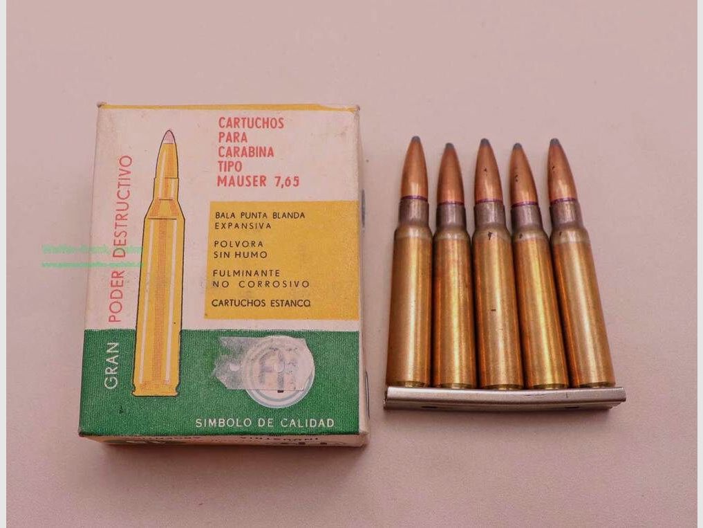 F.M.A.P./Argentina Rifle Cartridges 7.65Arg