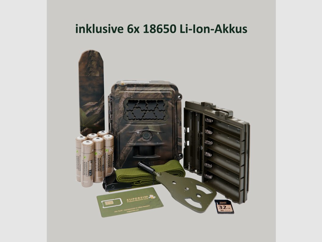 Seissiger Special-Cam LTE - Edición SUPERSIM incluye 6x batería 18650