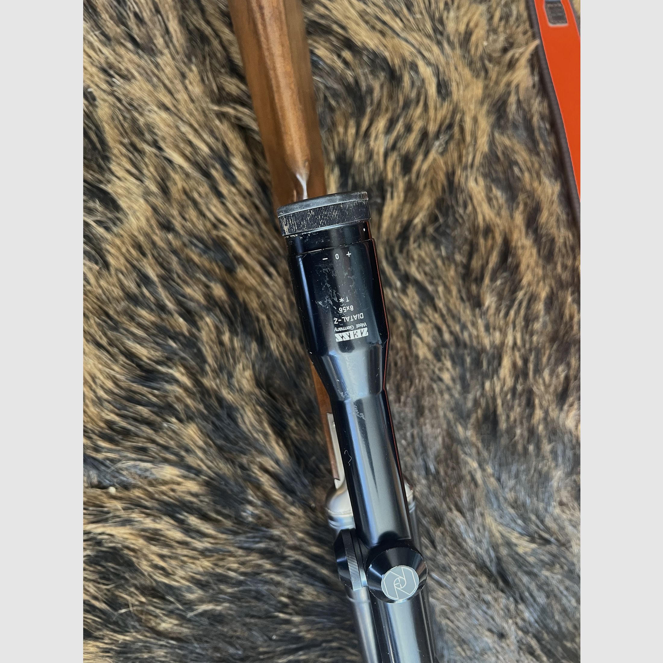 Drilling Krieghoff Trumpf Simplex mit Zielfernrohr und Tragegürtel 