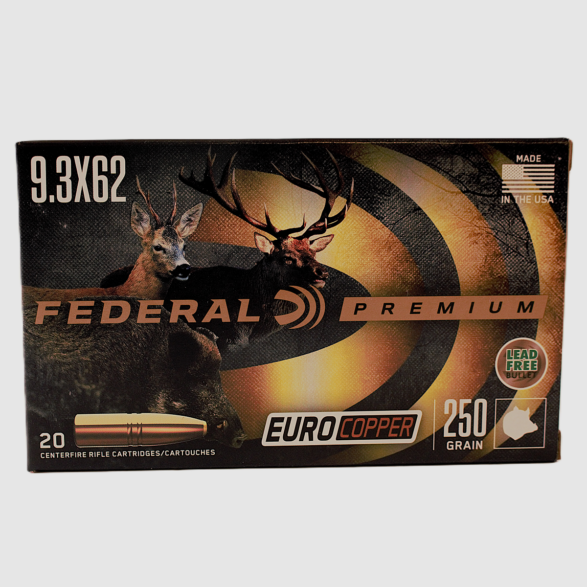 Federal 9.3×62 eurocopper 140gr