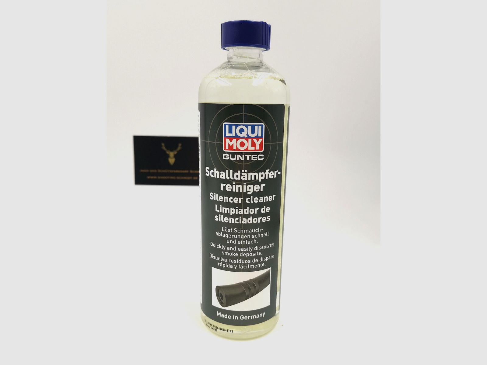 LIQUI MOLY GUNTEC Silencer Cleaner 500ml Weapon Care & Cleaner Silencer Hunting Rifle