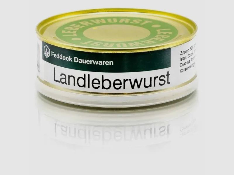 Feddeck Dauerwaren Dosenwurst Landleberwurst 200 g