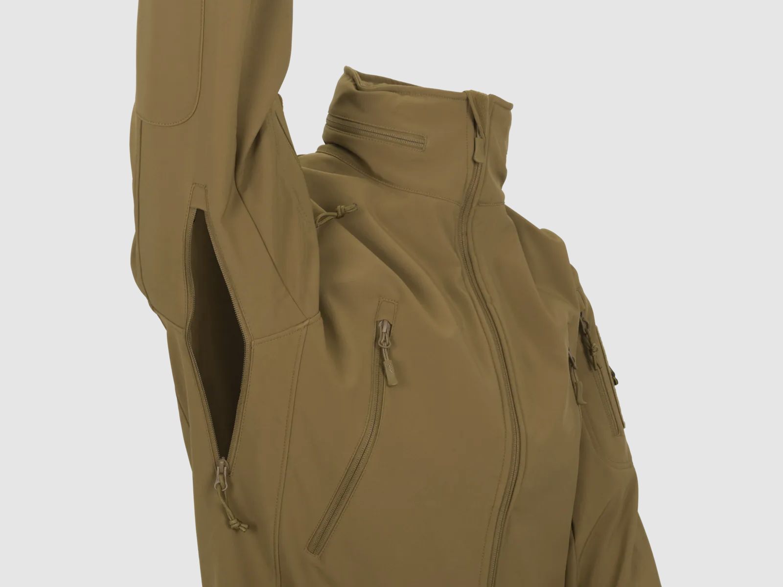 GUNFIGHTER-jas – Shark Skin Windblocker (Olijfgroen) – Helikon-Tex, afbeelding 12 van 17