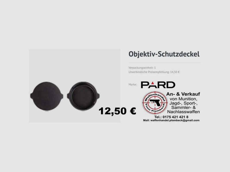 PARD Objektiv-Schutzdeckel für NV007 und NV007A aus Gummi