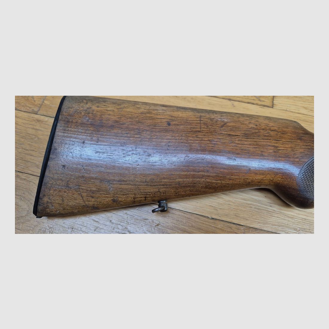 Muy hermosa carabina de entrenamiento Walther Sport Modelo V – Período III Reich – Armas de antes de la guerra 1937/1938 – Probablemente menos de 38,000 ejemplares producidos – Madera en TBE++ – Excelente mecánica – Cañón magnífico con estrías muy bonitas – TBE++, imagen 4 de 36