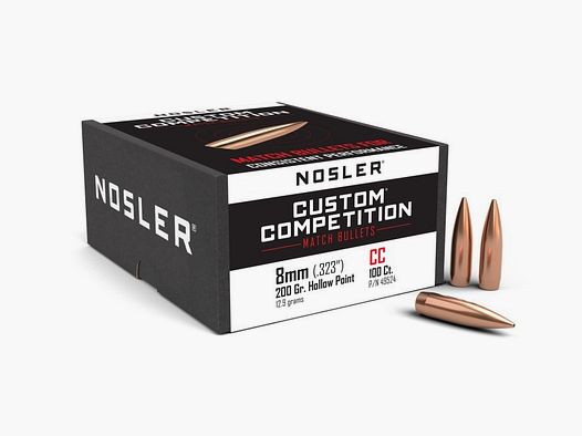 Puntas Cal. 8mm-200 HPBT Nosler Custom Competition