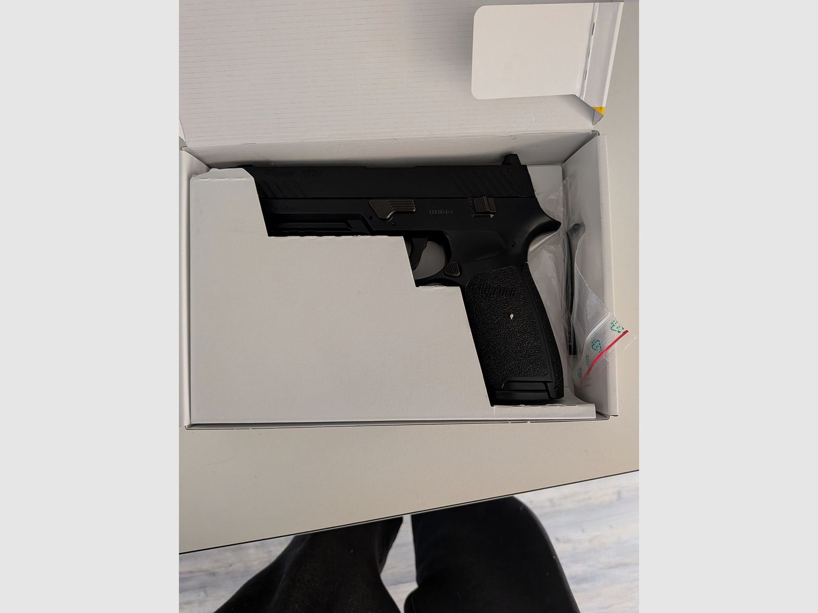 Pistola de retroceso de CO2 Sig Sauer P320