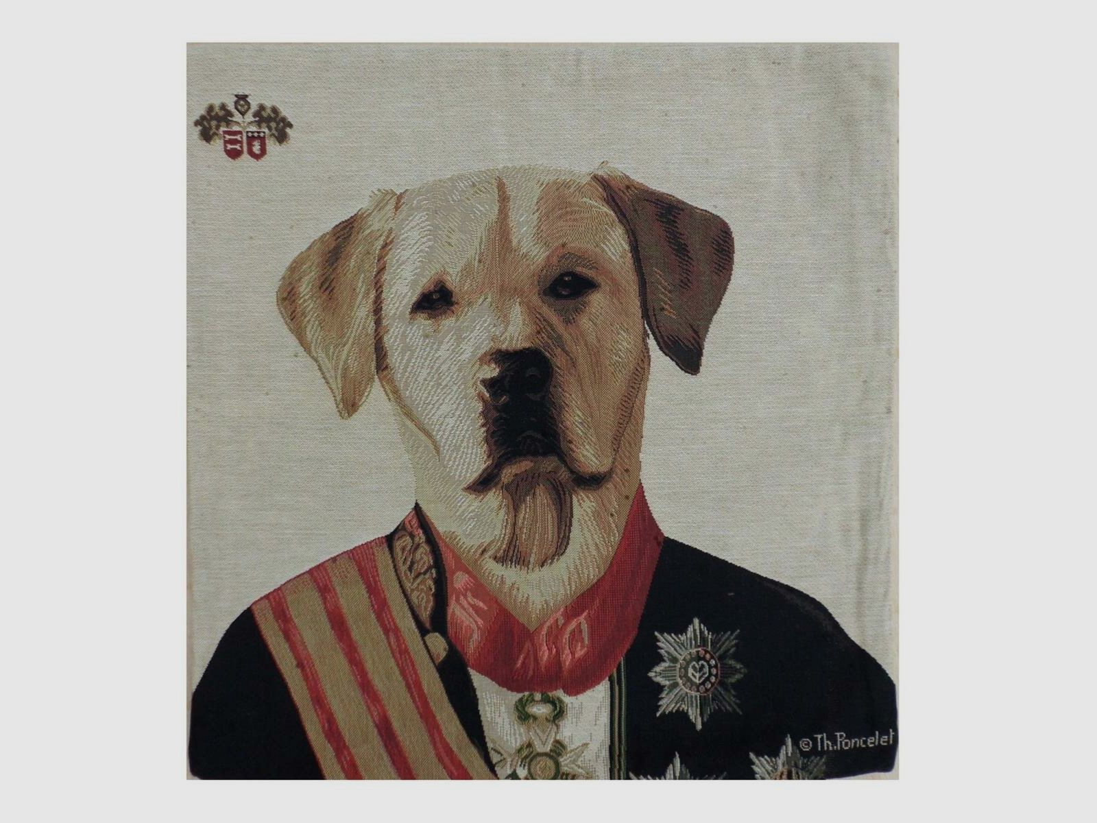 Lovergreen kussen met motief kussen gekleed hond nr. 6