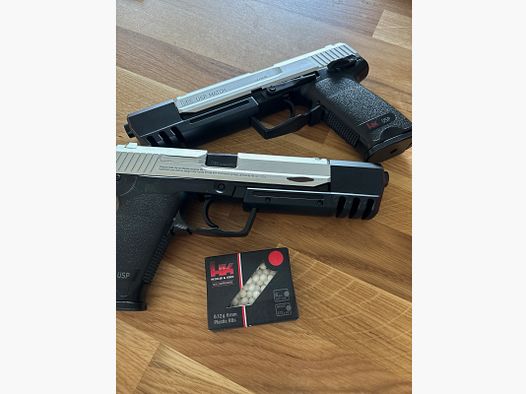 Umarex HK USP Match - 2 Softair-Waffen - ungenutzt