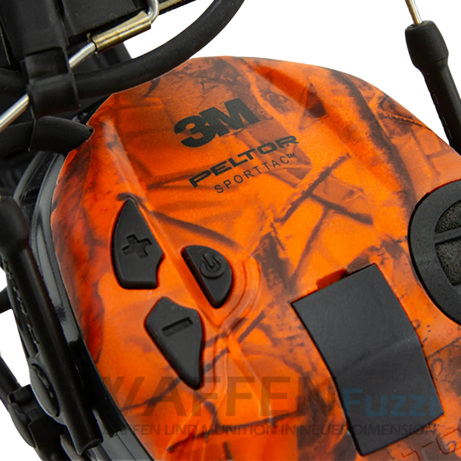 3M Peltor Sporttac Hunting protezione acustica elettronica arancione mimetica, immagine 2 di 2