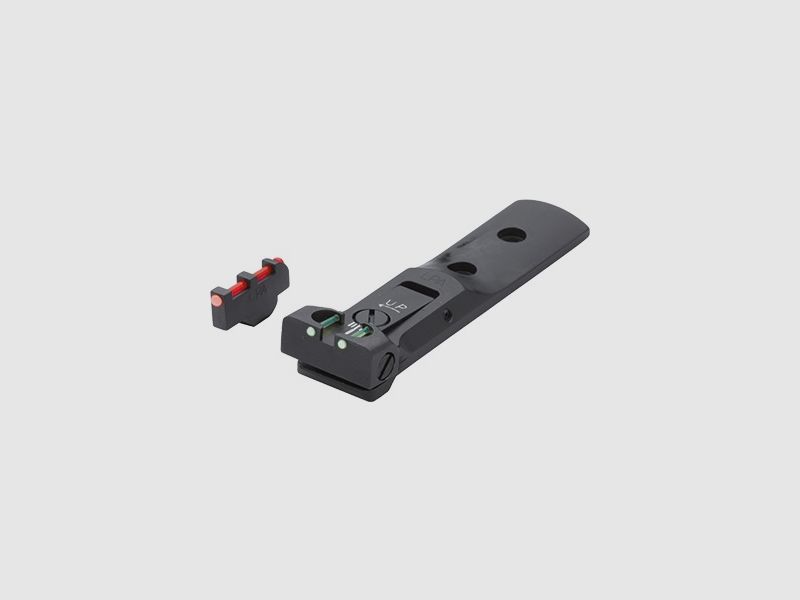 LPA Sights hausse pour S&W carcasse K/L, noire TXT02F1 Fibre Optic - Classic