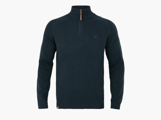 Sweter męski Harkila Vincent Merino Half Zip / Dark navy