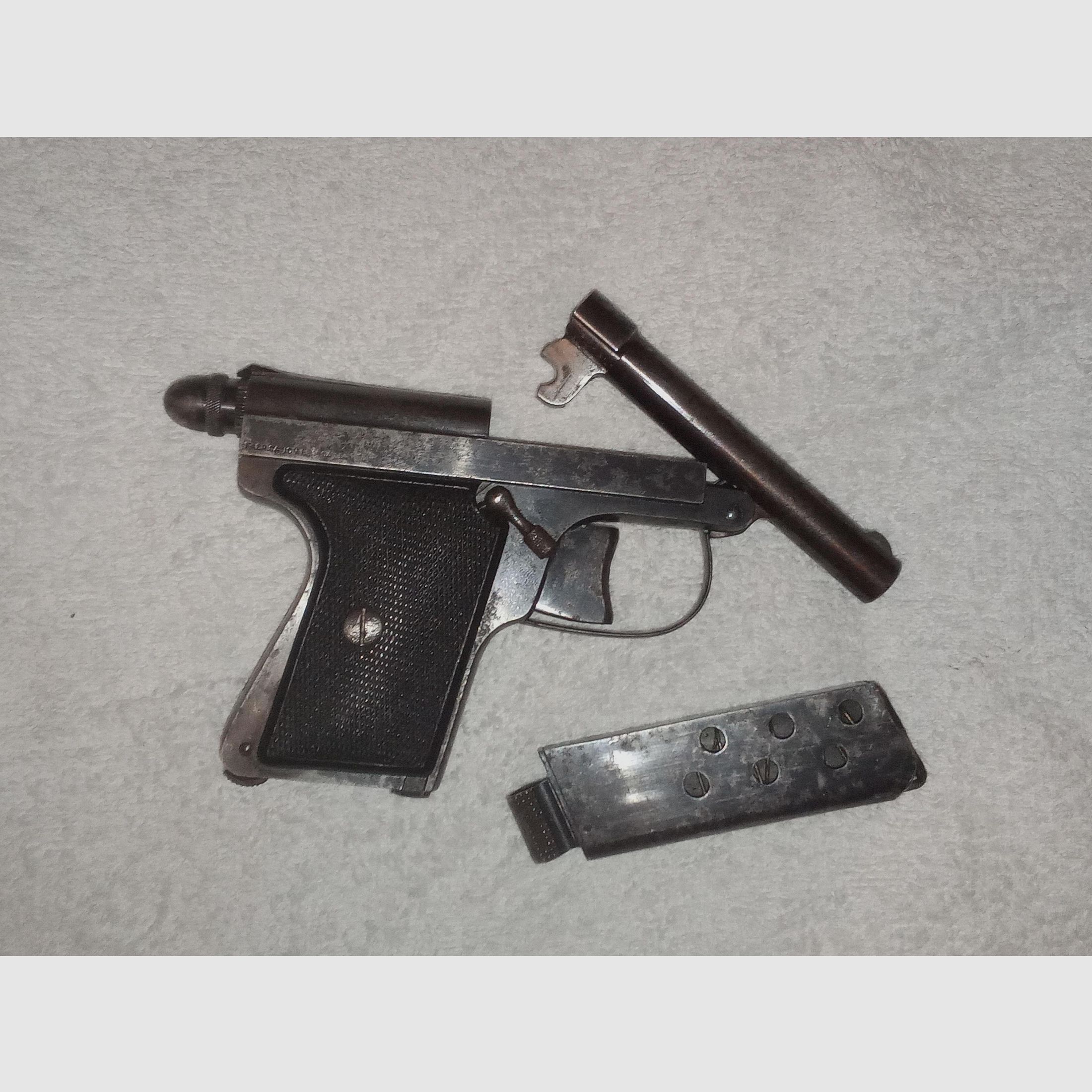 PISTOLET MANUFRANCE Francuski Policjant kal. 6,35 mm ( 25 ACP LUB 25 AUTO ) KATEGORIA B