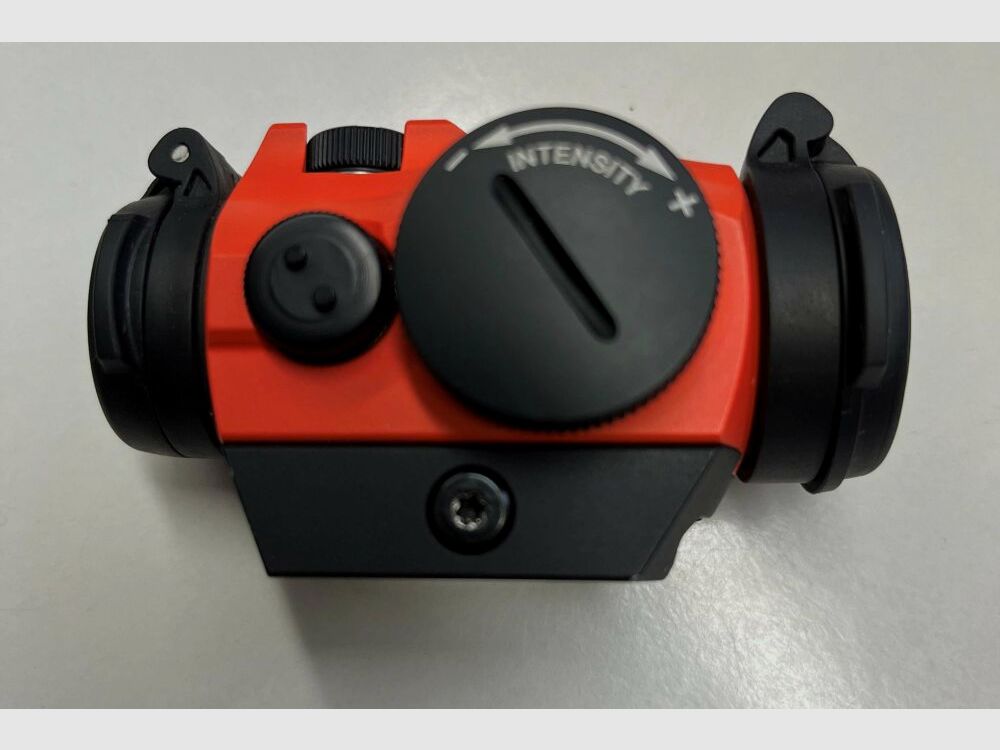 Aimpoint Rotpunkt + Reflexvisier Micro H-2 Abs.2 MOA cerakote orange incl. Adapter + Blaser Sattelmontage