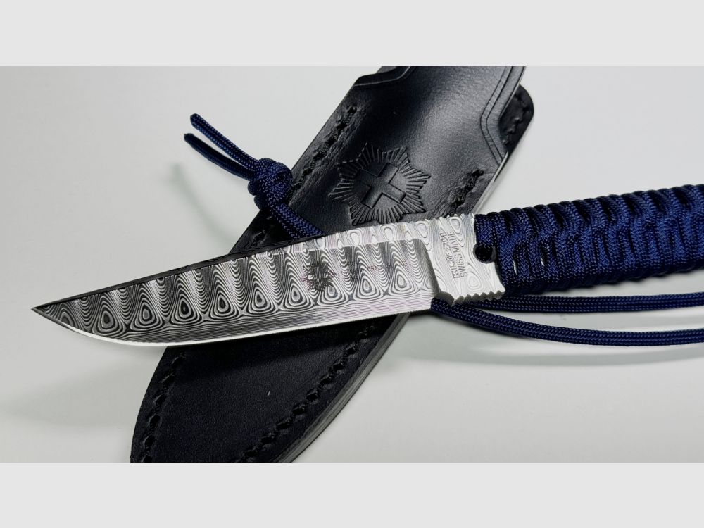 SWISS BORDER GUARD KNIFE MODELL 22 DAMAST, Bild 2 von 3