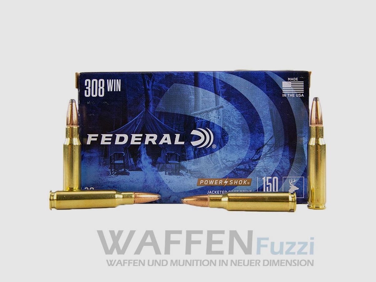 Federal TLM P-Shok 150gr Kaliber .308Win