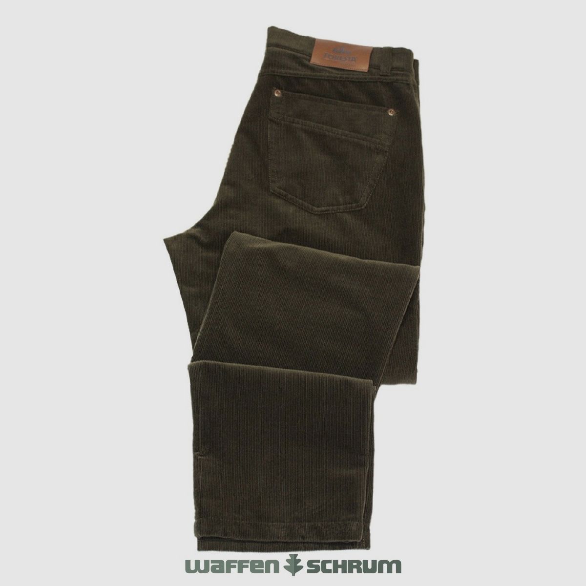 Foresta Cordhose Five Pocket Grün