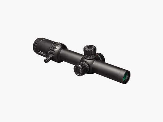 Konus Event 1-10x24 inkl. Flip-Up Kappen, Verstelltürme mit Nullstellung, abnehmbarer Zoomhebel