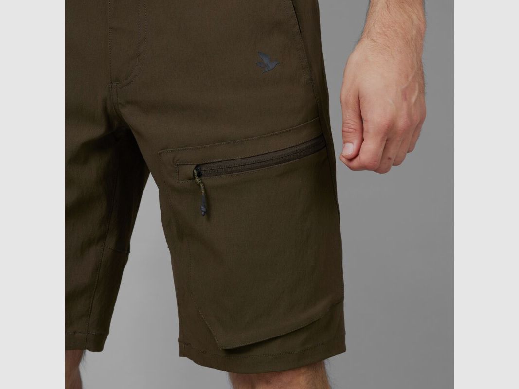 Shorts de estiramiento Seeland Rowan verde pino
