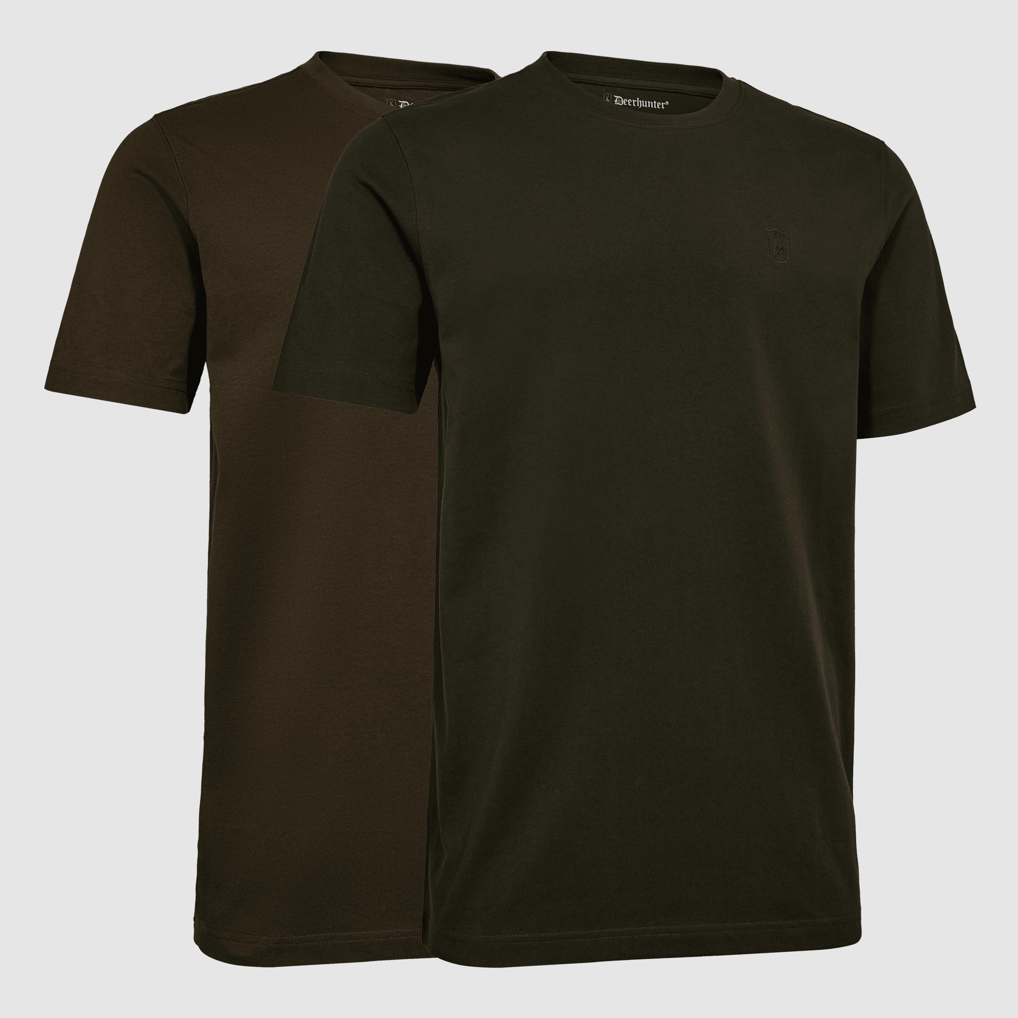 Deerhunter 2-pack T-shirt Fallen leaf / Timber M