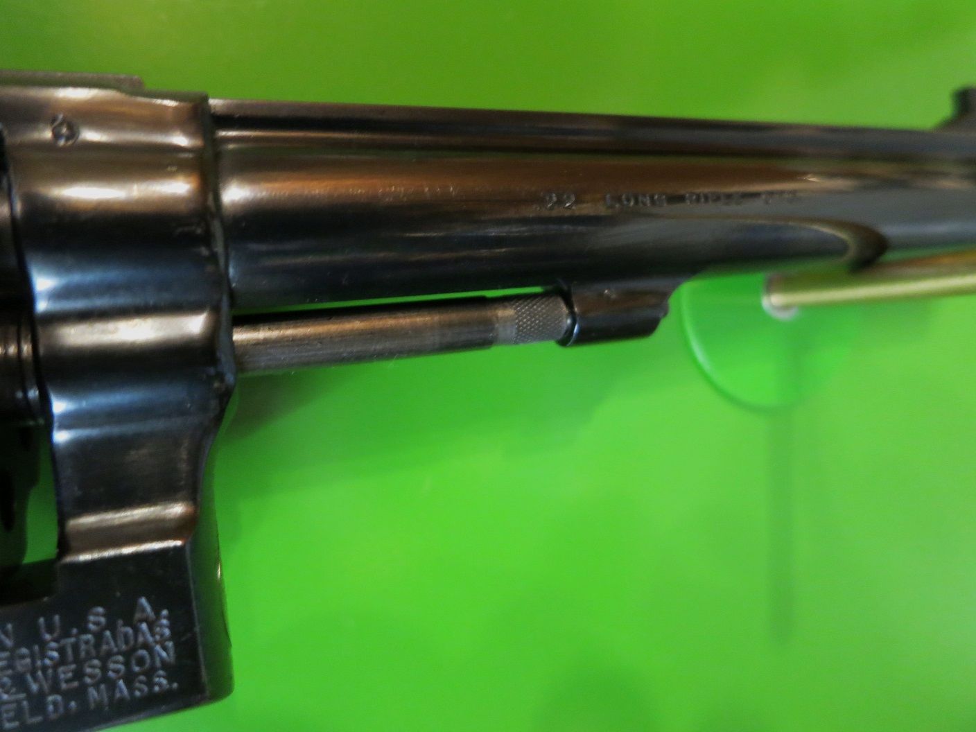 Revólver deportivo, revólver de tiro Smith & Wesson modelo 17-3 Masterpiece "Target", .22lr + empuñadura deportiva #69-