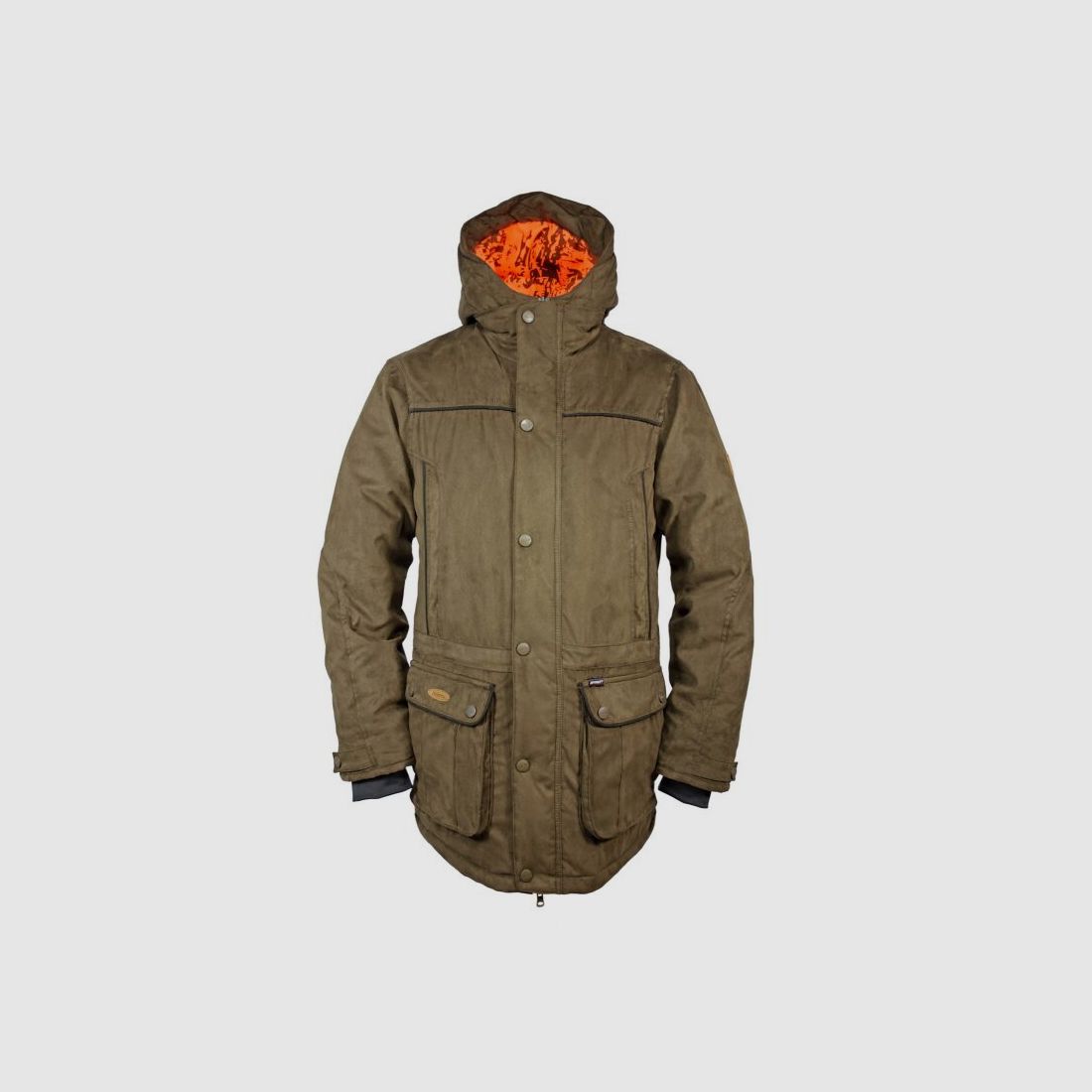 Hubertus Herren Wendejacke Janus Oliv/Orange