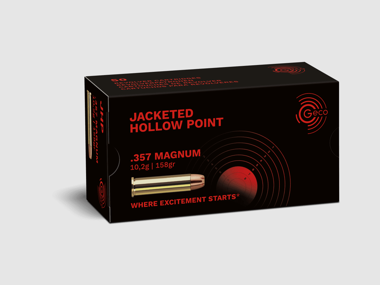 Geco .357 Magnum Hohlspitz 158 gr.