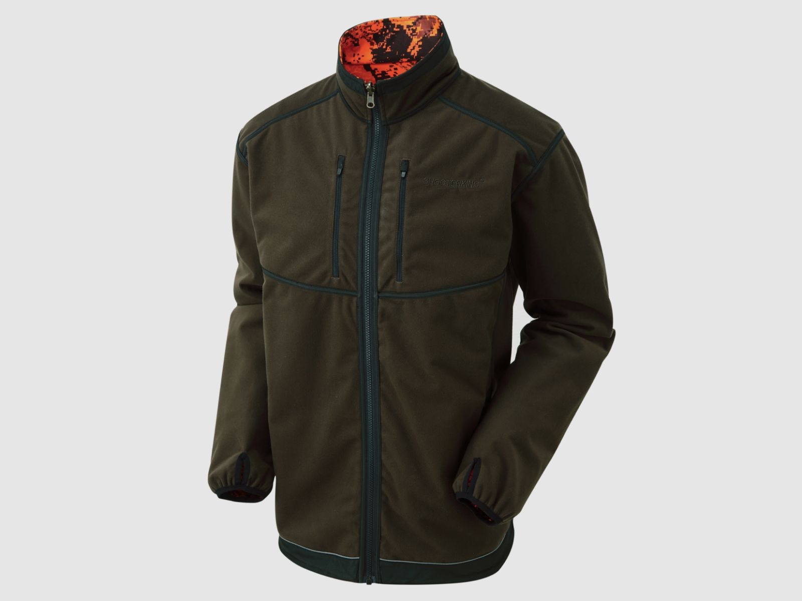 SHOOTERKING Digitex Softshell 2 in 1 Wendejacke Blaze Braun