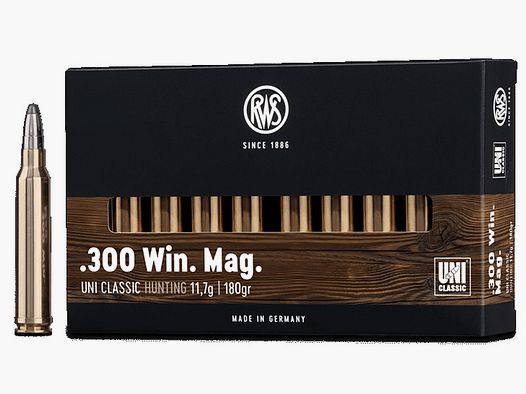 RWS UNI Classic 11.7g - 180gr .300WinMag